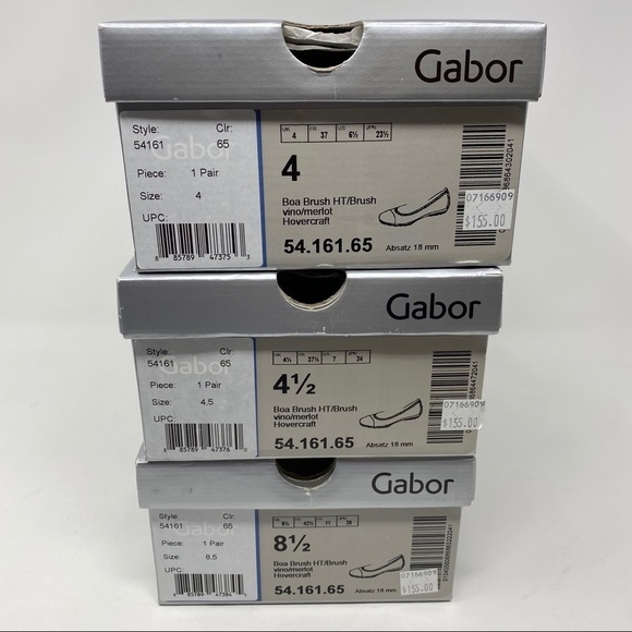 Gabor Shimmering Burgundy Loafers - Picture 8 of 8